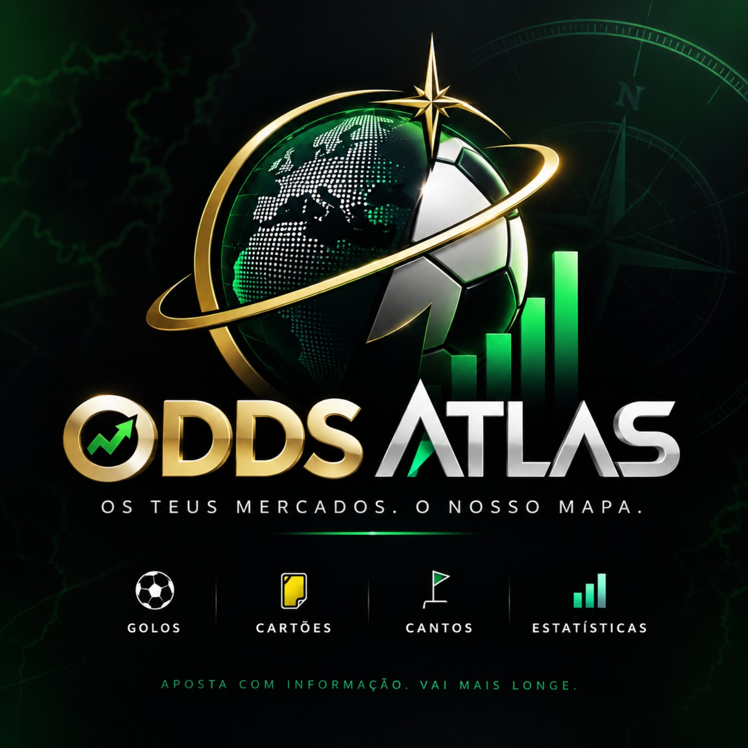 ODDS ATLAS — Os teus mercados. O nosso mapa.